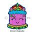 Foil Art 4-in-1 Cupcake Board Kit - Unicorn