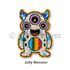 Foil Art 4-in-1 Monster Board Kit - Jolly Monster