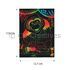 Scratch Art National Wild Life Part 2 - Orang Utan, Kancil, Sea Turtle, Asian Elephant
 - Size