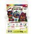Suncatcher Christmas Day Paper Kit - Part 1 - Christmas Stocking, Reindeer Bauble, Christmas Cottage