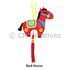 Felt Lunar New Year Horse Plushie Hanging Deco Set - Red Horse
