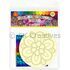 Foil Art Rangoli Board Kit - Packaging Back