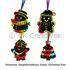Scratch Art Christmas Ornament Deco - 12 Magical Holiday Pals! - Snowman, Gingerbreadman, Santa, Christmas Tree