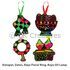 Scratch Art Suasana Raya Ornament Deco - Ketupat, Dates, Raya floral ring, Raya oil lamp