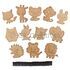 Wooden Animal Magnet Kit - 12 Adorable Animals! - Contents